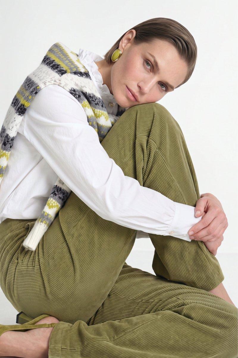 Cordhose mit weitem Bein-Rich & Royal