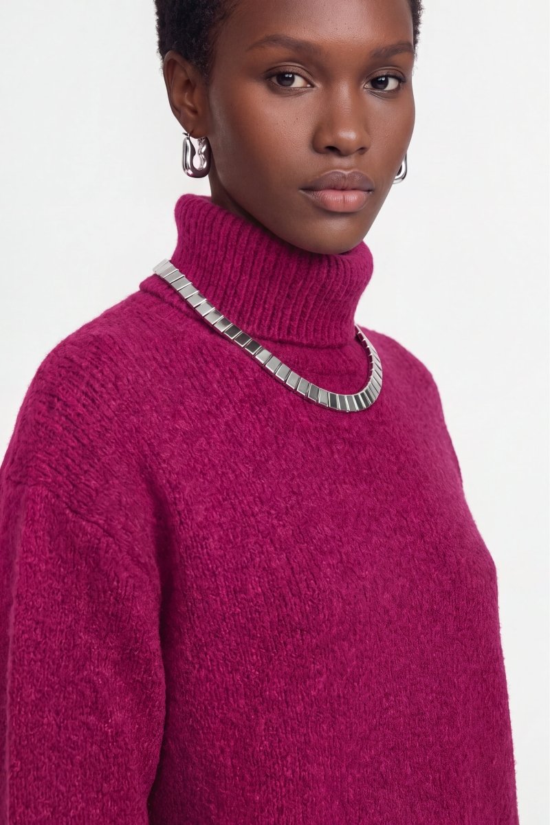 Grobstrick-Rollkragenpullover-Rich & Royal