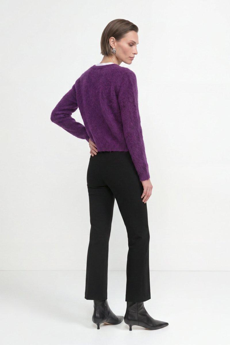 Flauschiger Mohair-Cardigan-Rich & Royal