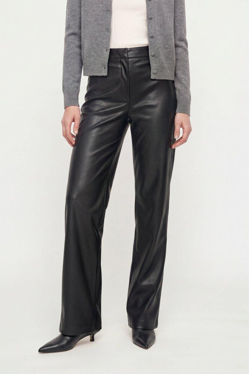 Straight-Leg-Hose in Lederoptik-Rich & Royal