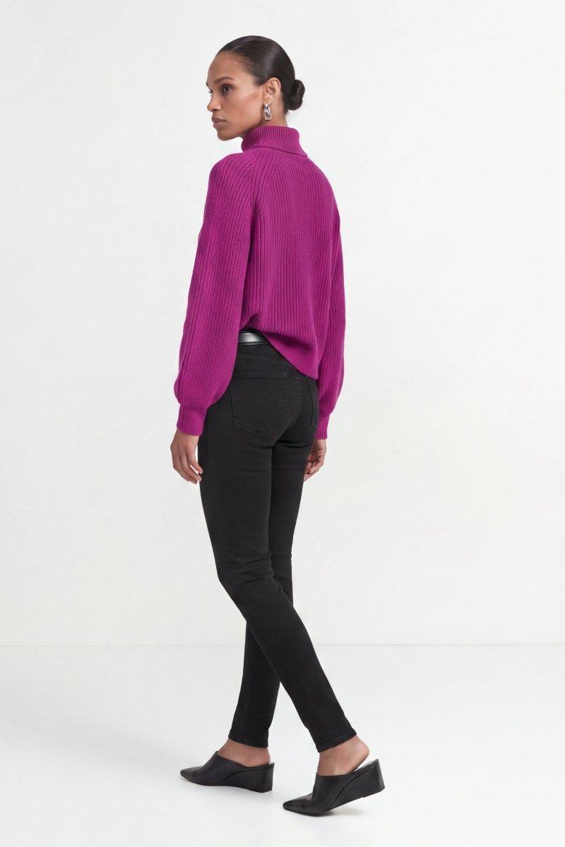 Rippstrick-Rollkragenpullover-Rich & Royal