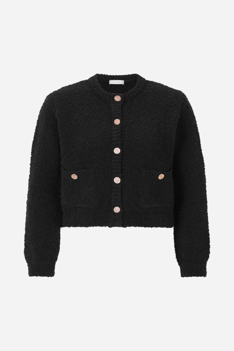 Bouclé-Cardigan mit Knopfleiste-Rich & Royal