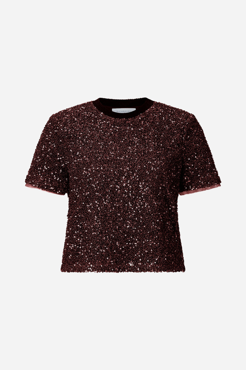 Paillettenshirt-Rich & Royal