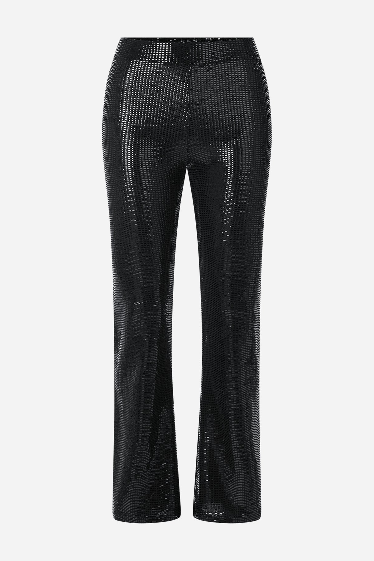 Paillettenhose mit ausgestelltem Bein-Rich & Royal