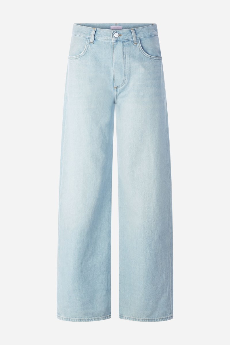 Hellblaue Wide-Leg-Jeans-Rich & Royal