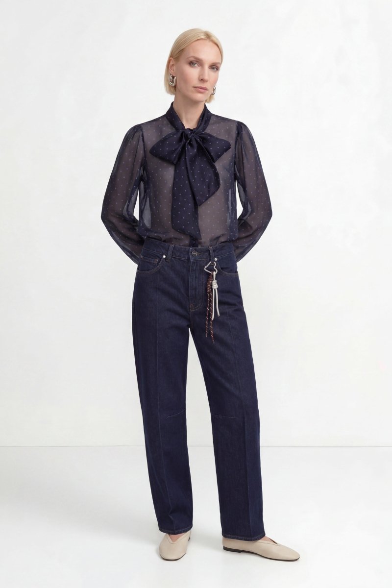 Barrel-Leg-Jeans mit Karabiner-Detail-Rich & Royal