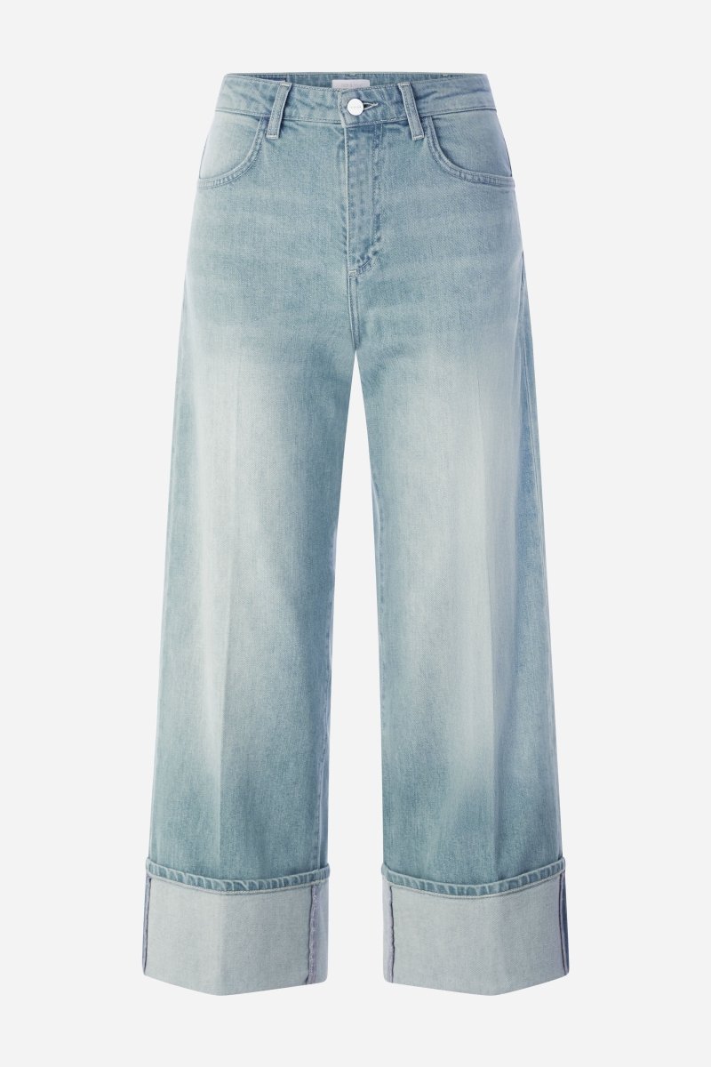 Hellblaue Wide-Leg-Jeans-Rich & Royal