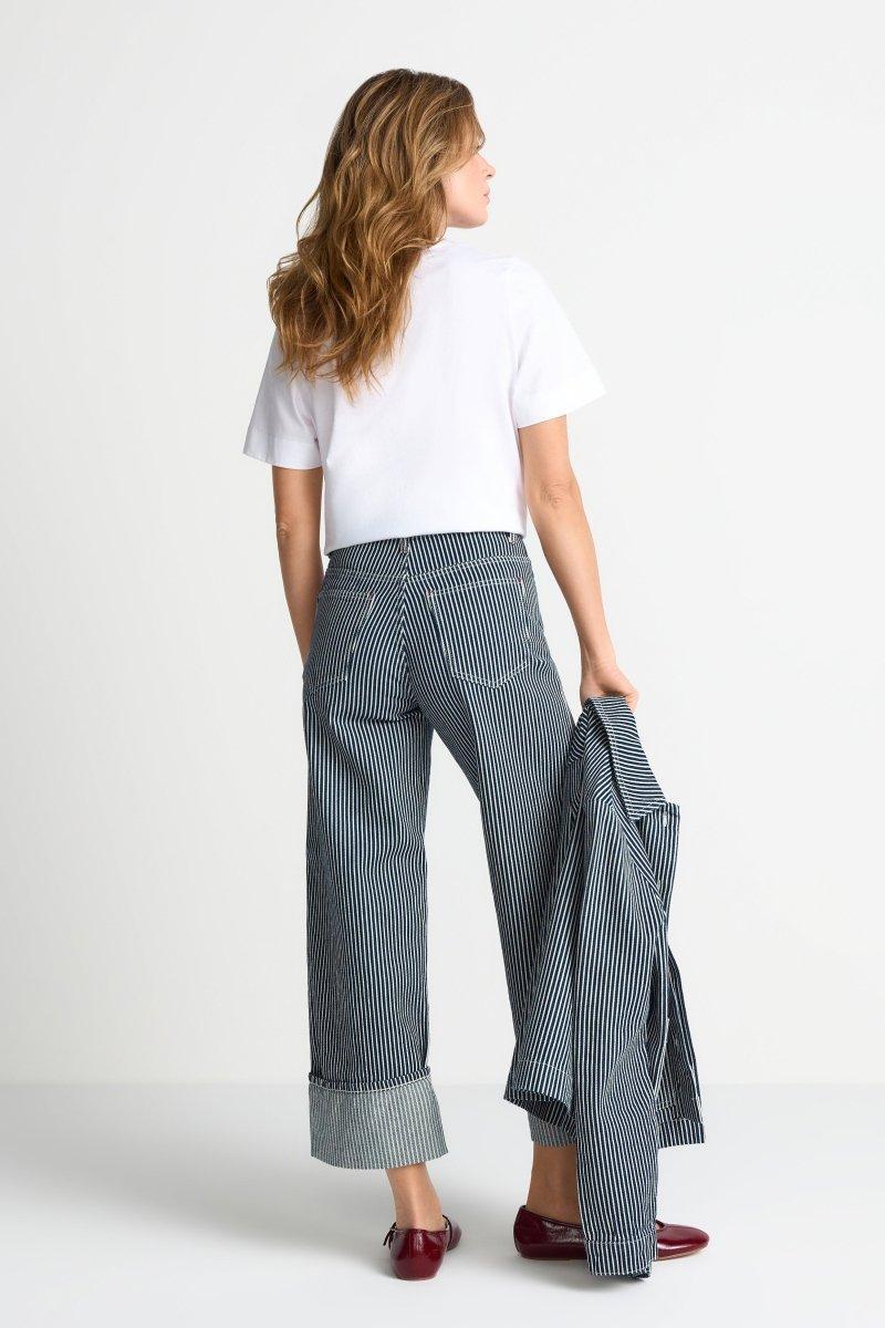 Jeans mit Nadelstreifen-Rich & Royal