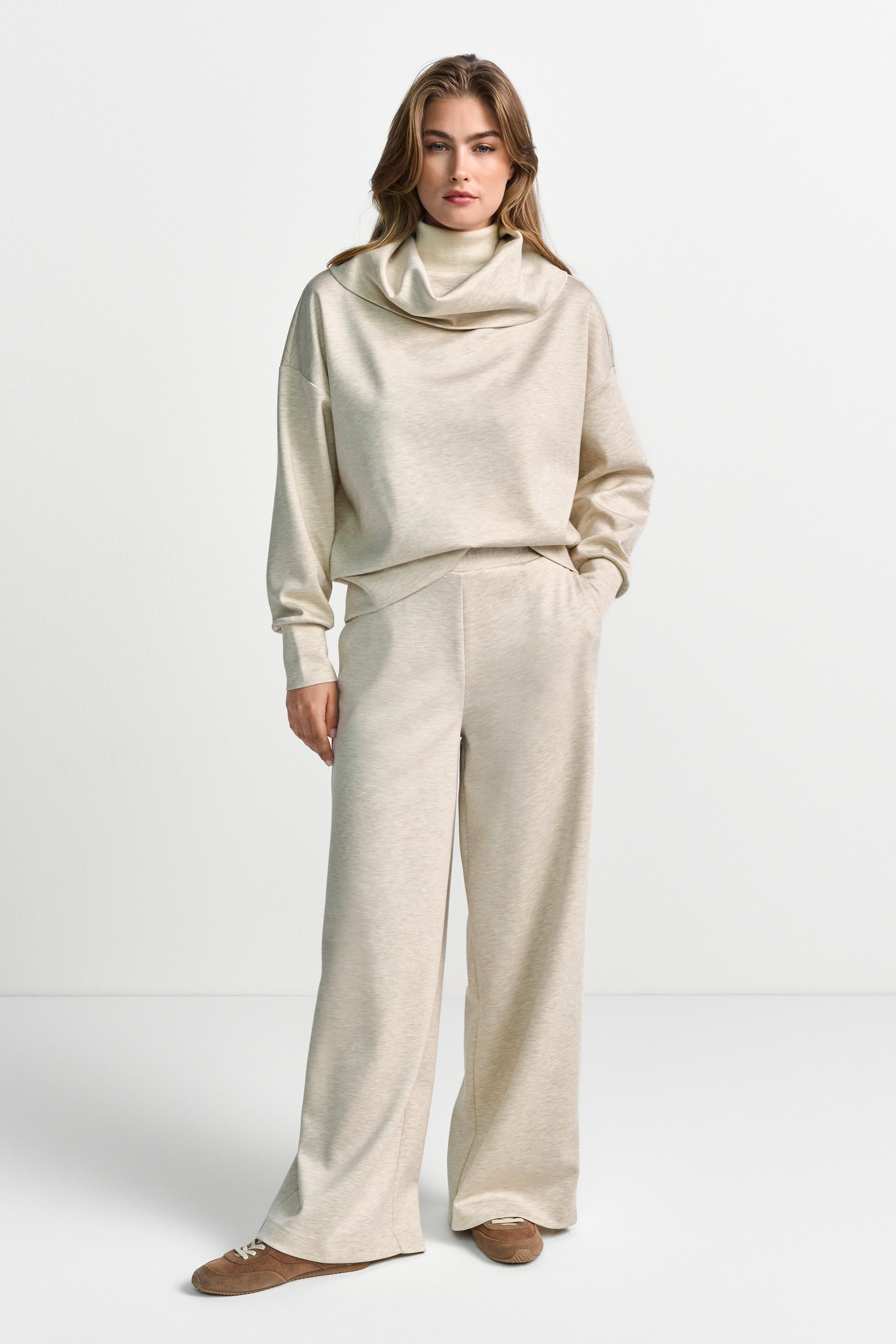 Sweatshirt mit Stehkragen-Rich & Royal