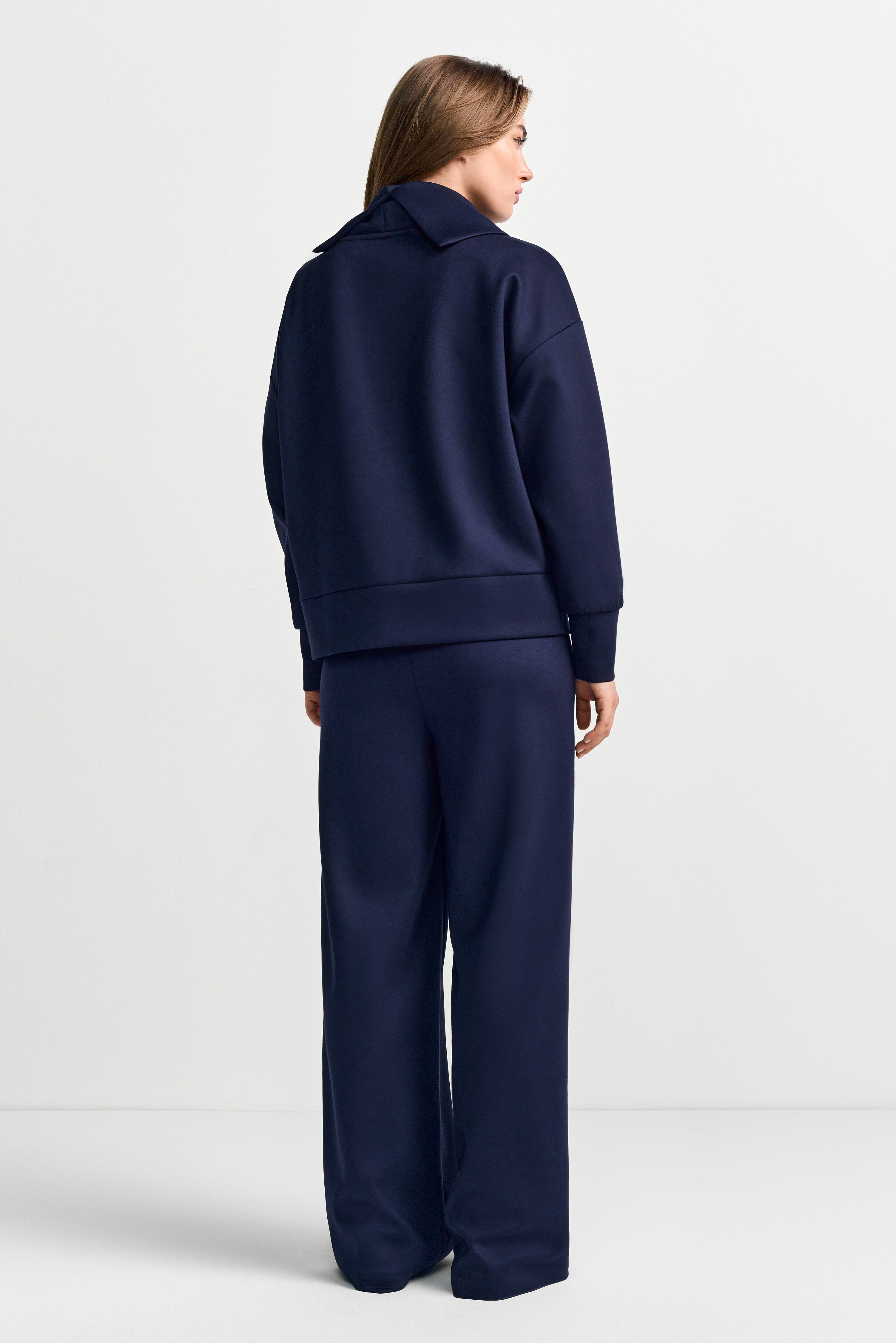 Sweatshirt mit Stehkragen-Rich & Royal