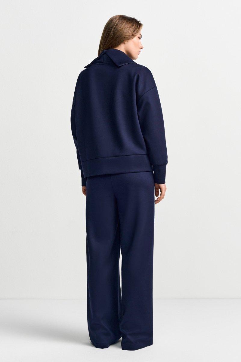 Sweatshirt mit Stehkragen-Rich & Royal