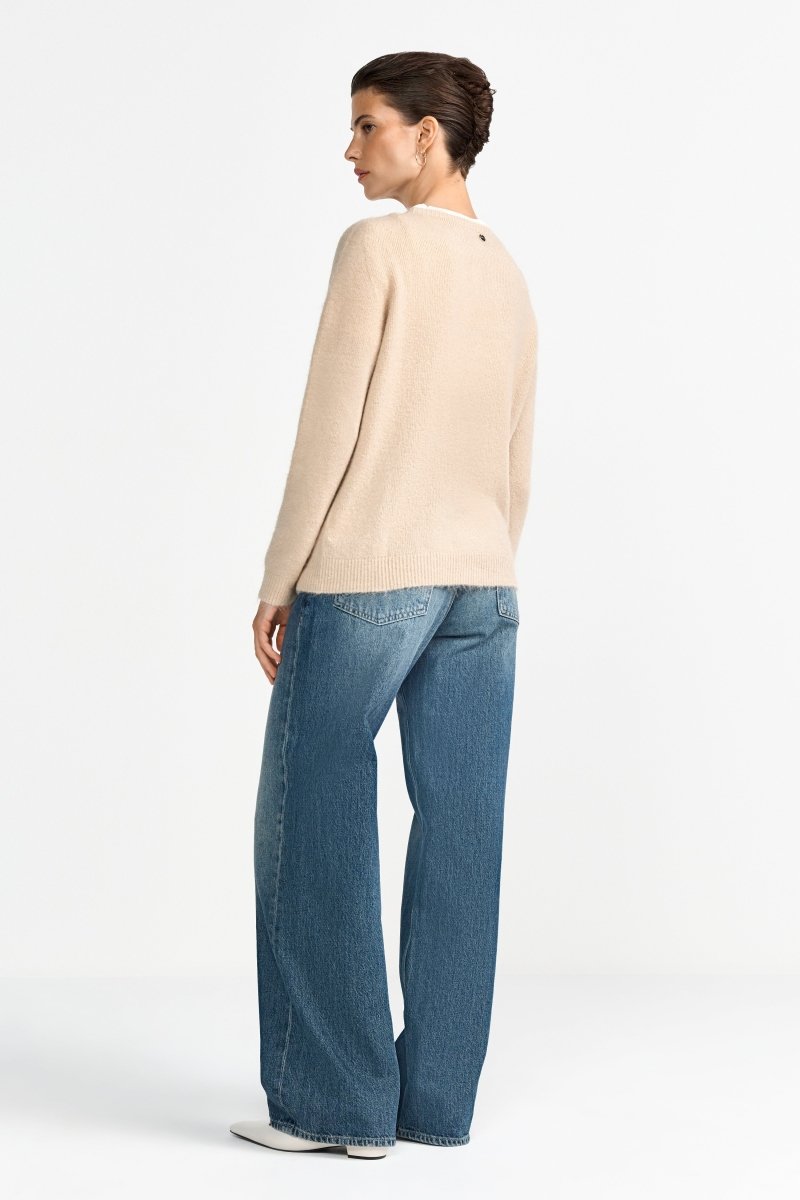 Nahtloser Strickpullover-Rich & Royal