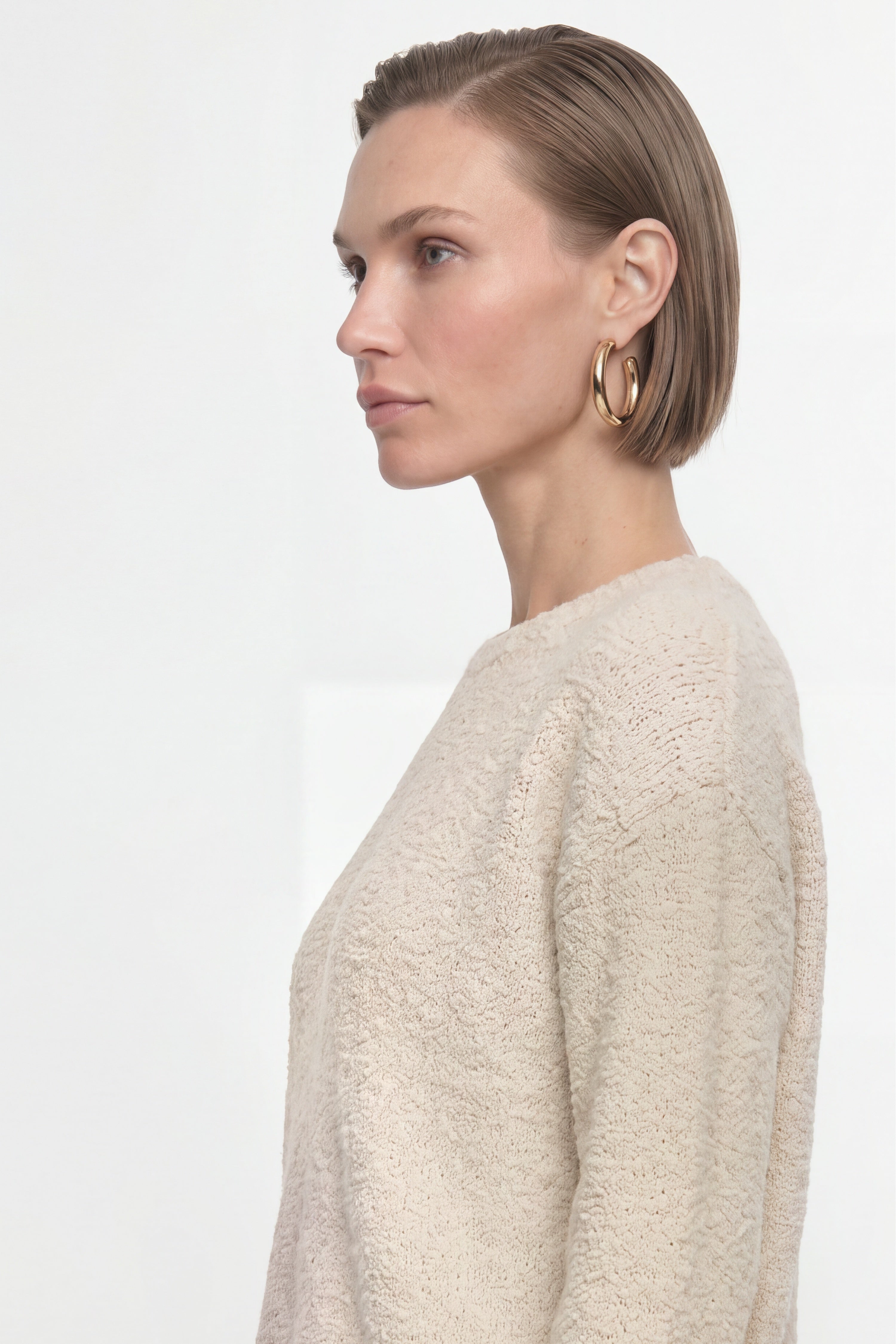 Bouclé-Pullover, cropped-Rich & Royal