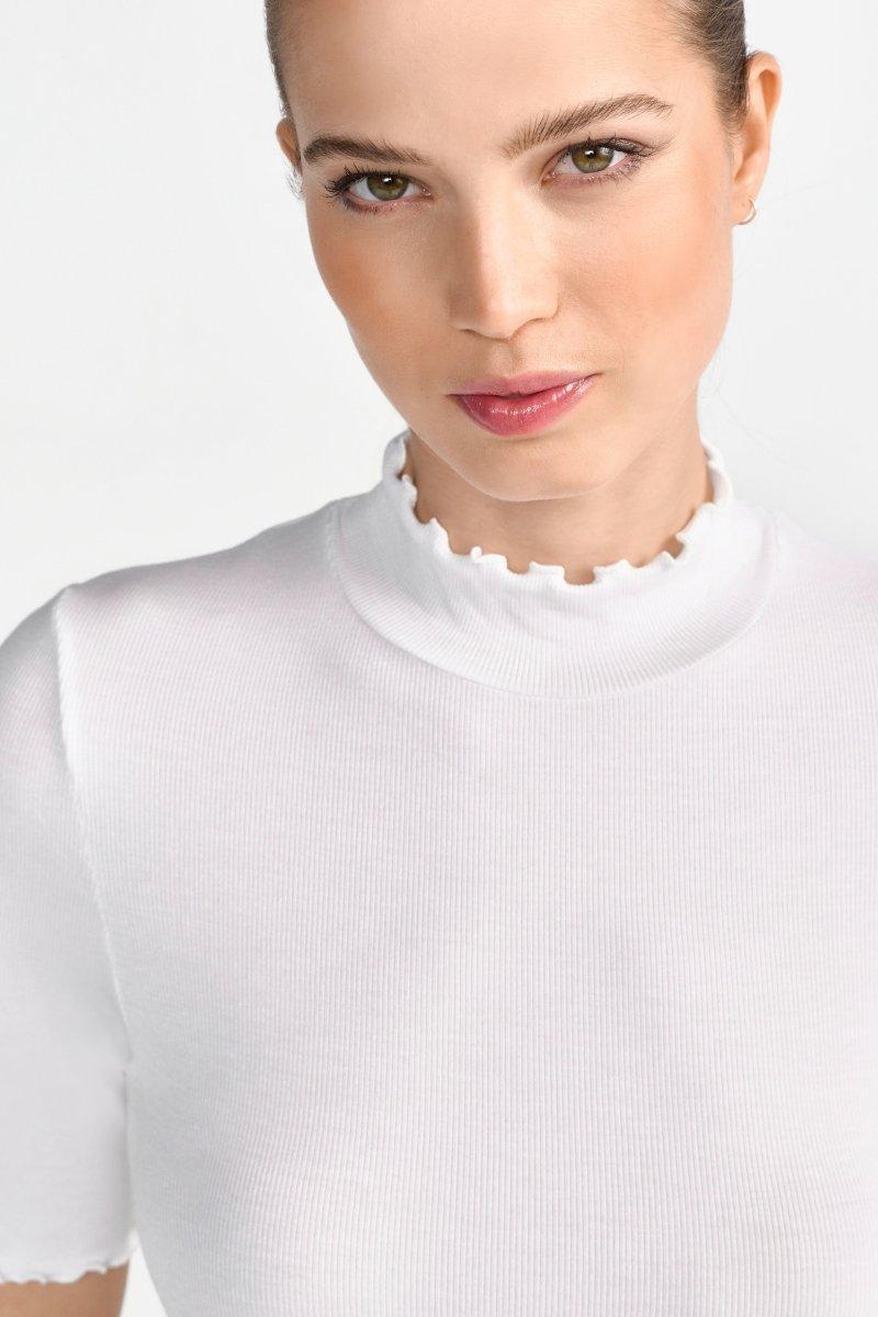 Rippshirt mit Stehkragen-Rich & Royal