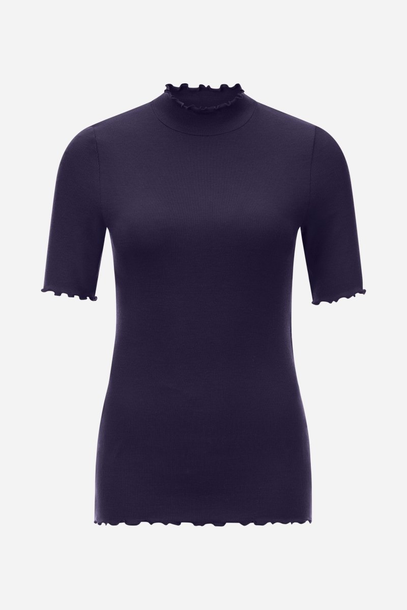 Rippshirt mit Stehkragen-Rich & Royal