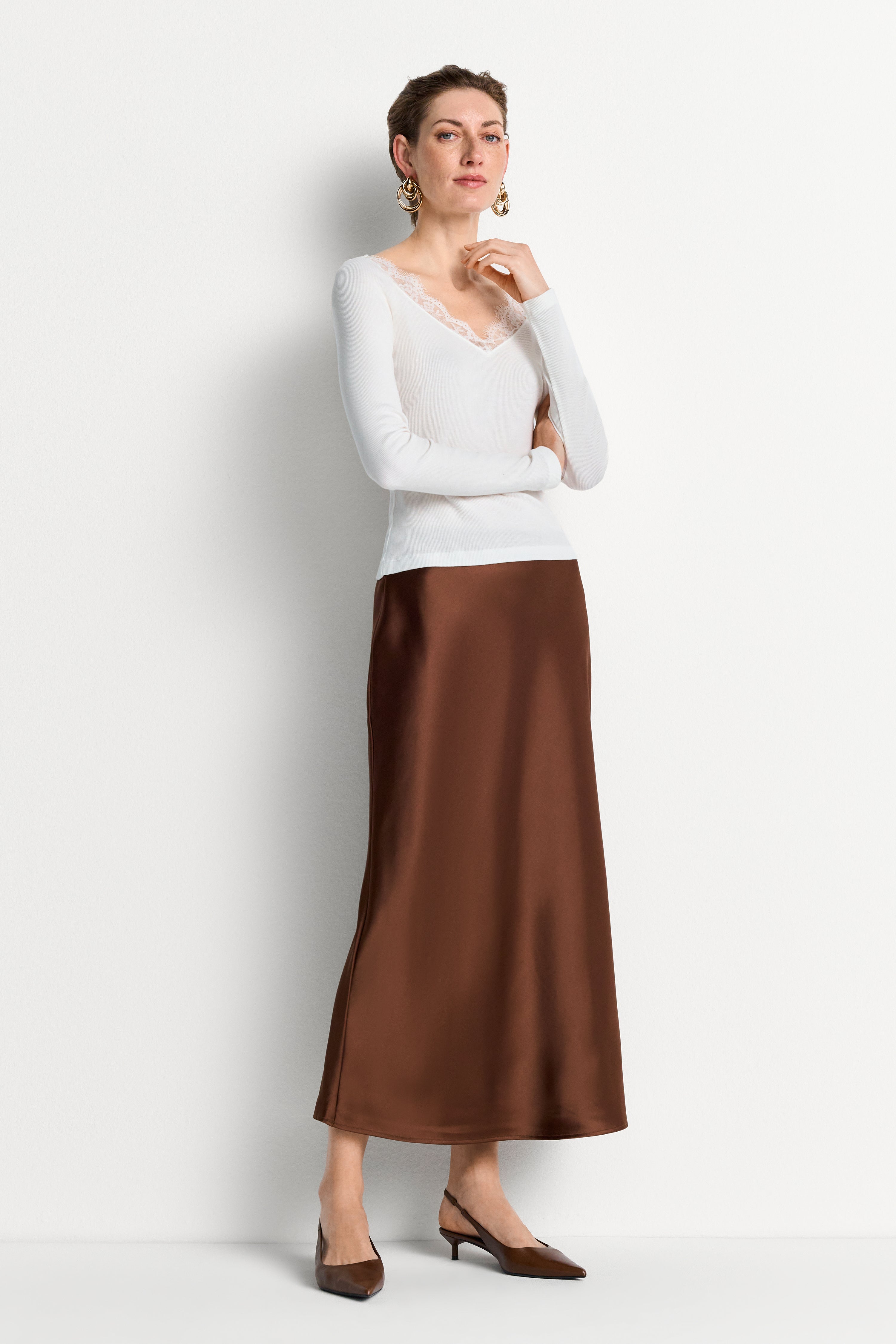 Longsleeve mit Spitze-Rich & Royal