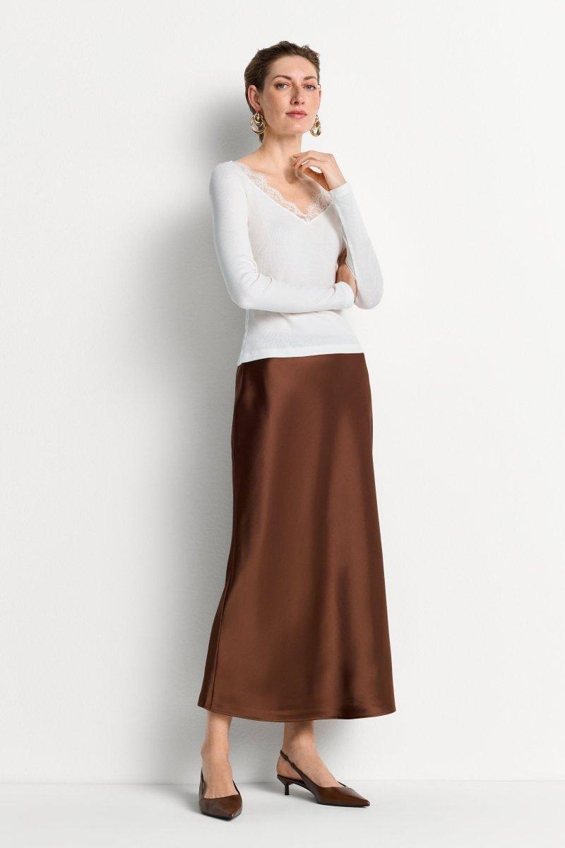 Longsleeve mit Spitze-Rich & Royal