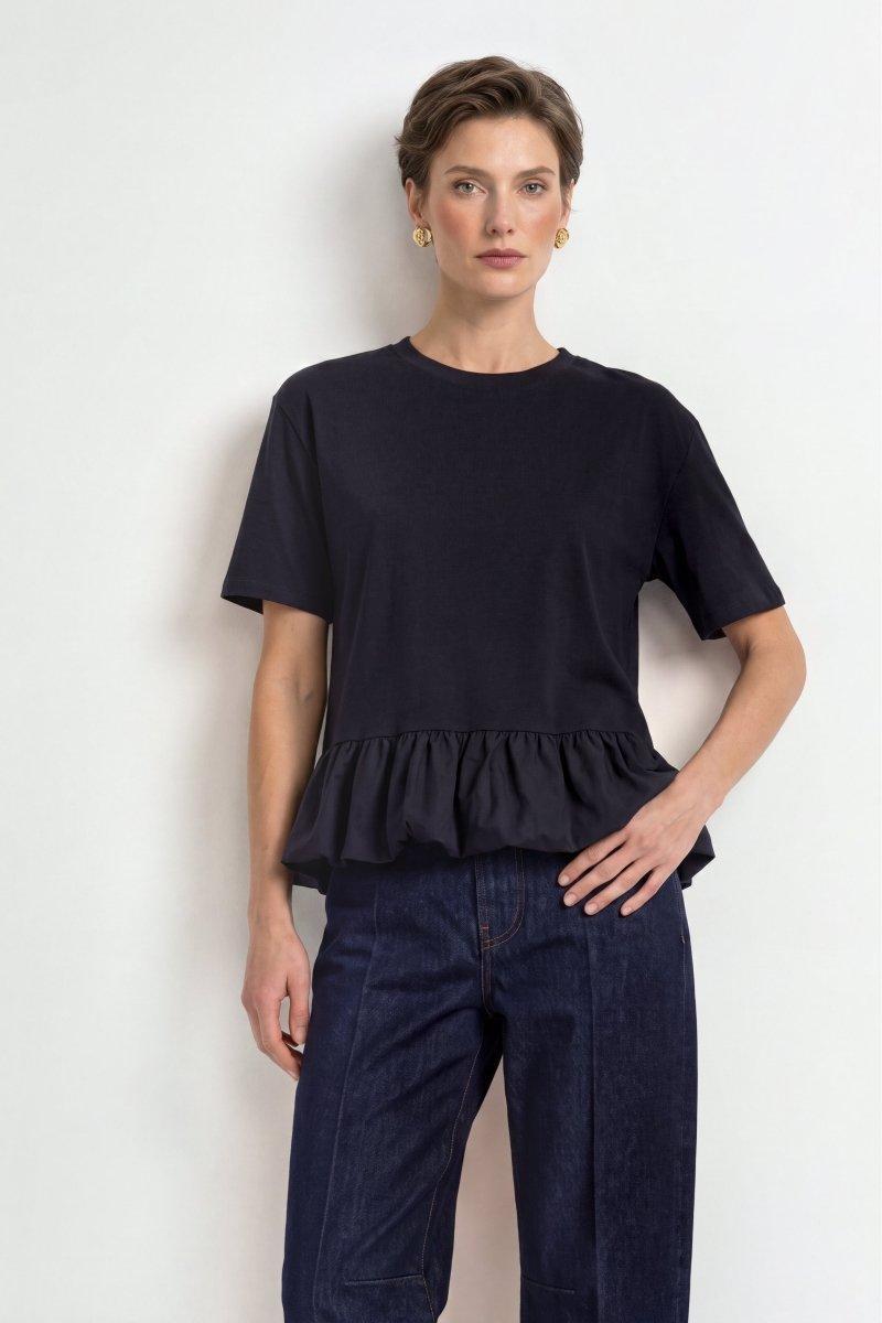 Shirt mit Volantsaum-Rich & Royal