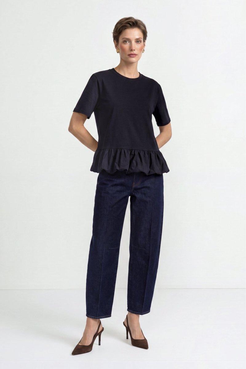 Shirt mit Volantsaum-Rich & Royal