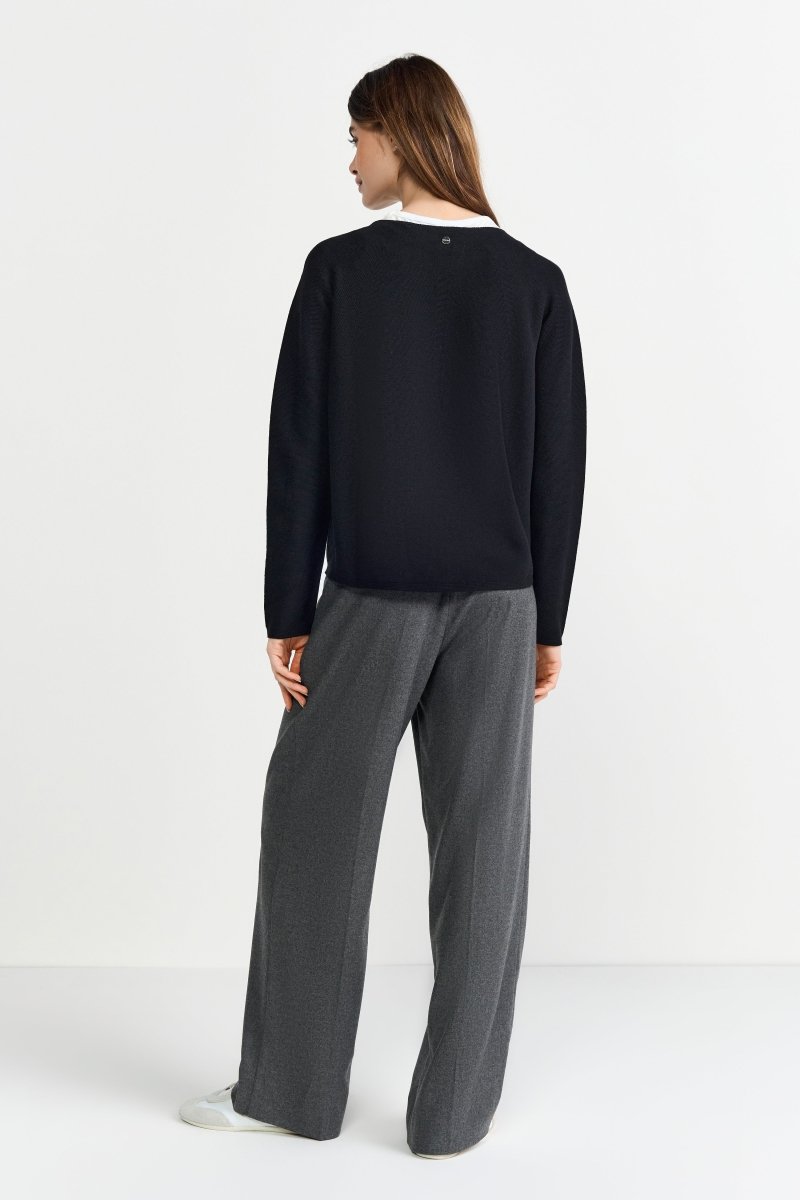 Feinstrickpullover mit Raglanärmeln-Rich & Royal