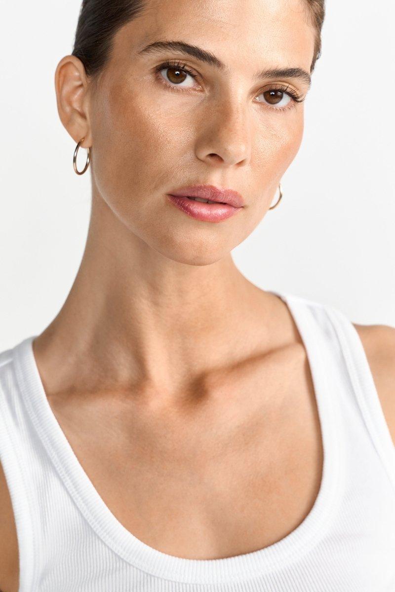 Ripp-Tanktop mit Rundhalsausschnitt-Rich & Royal