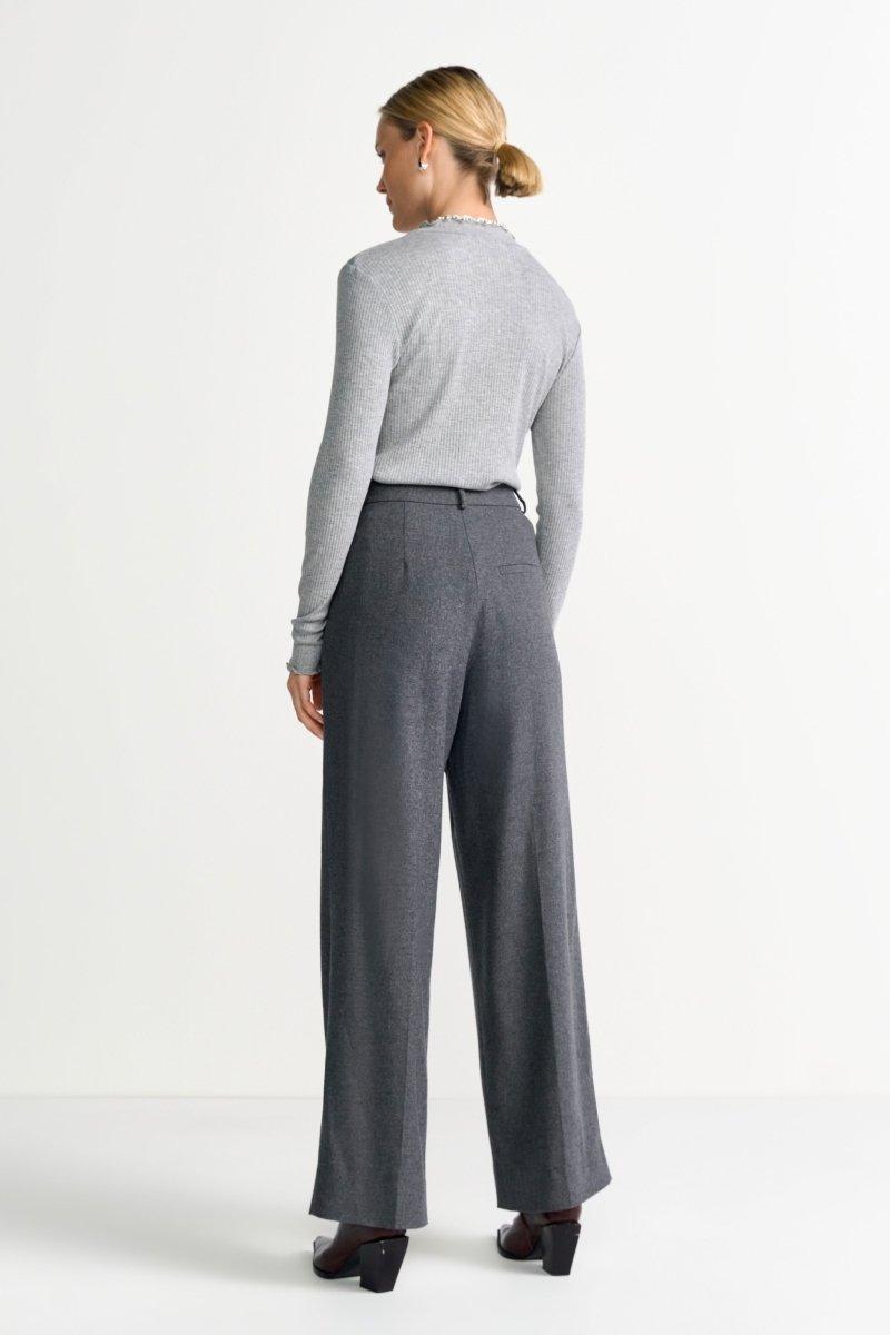 Longsleeve mit Rüschensaum-Rich & Royal