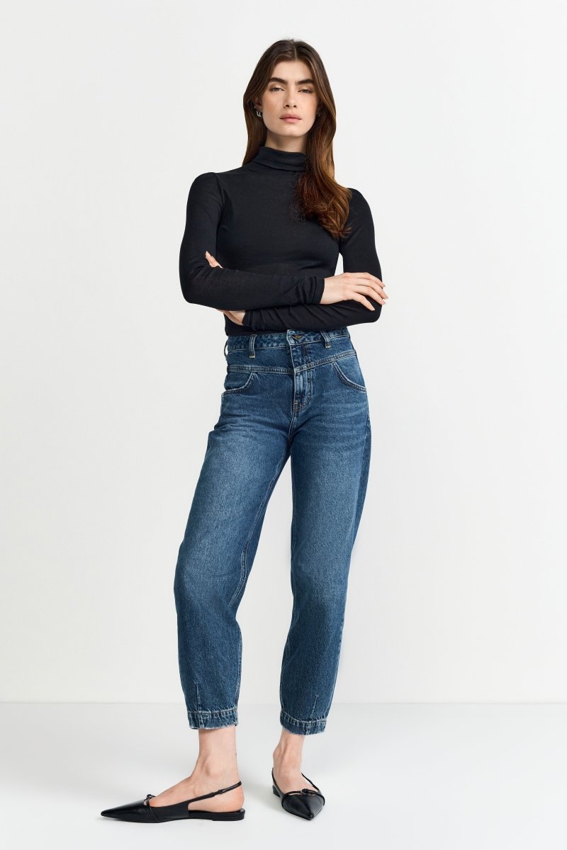 Langarmshirt mit Rollkragen-Rich & Royal