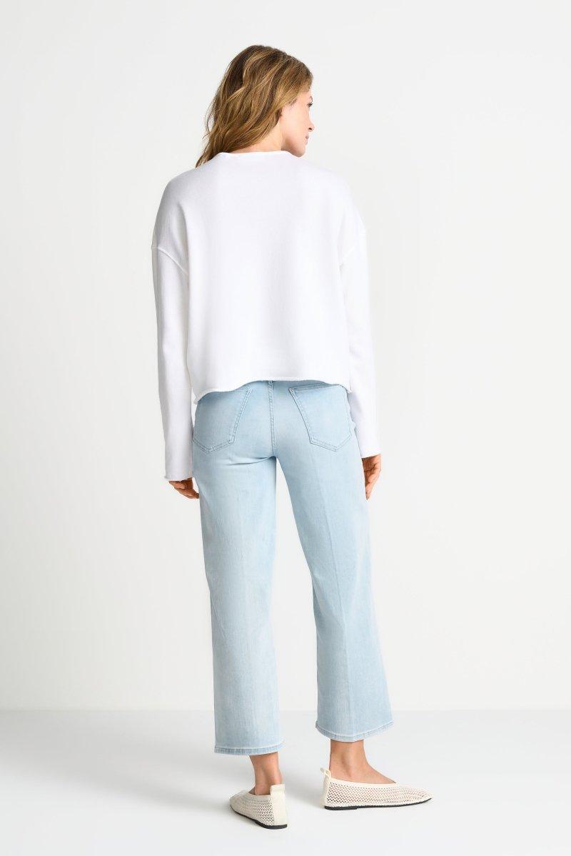 Cropped Sweatshirt mit Brusttasche-Rich & Royal