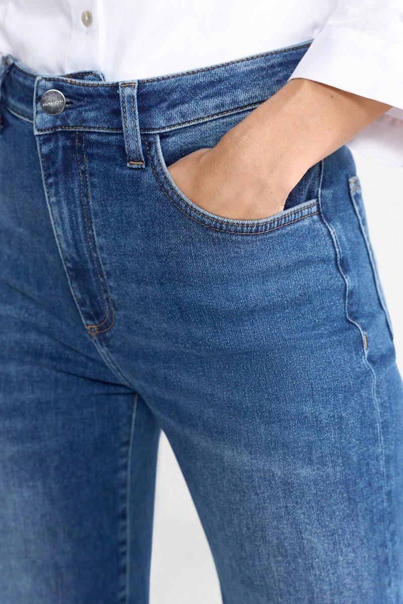 Slim-Jeans mit Mid Waist-Rich & Royal