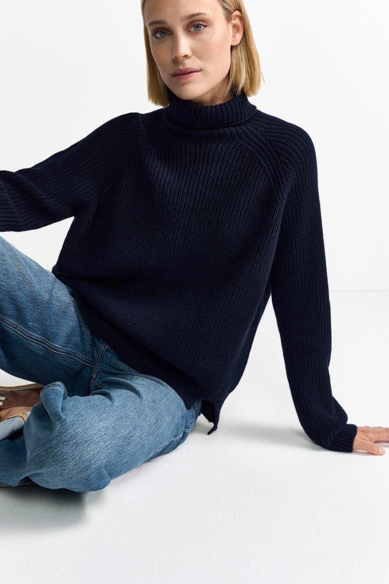 Strickpullover mit Rollkragen-Rich & Royal