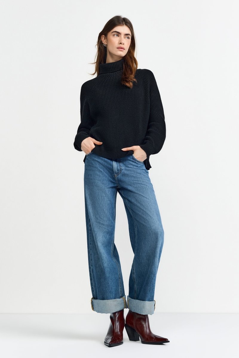 Strickpullover mit Rollkragen-Rich & Royal