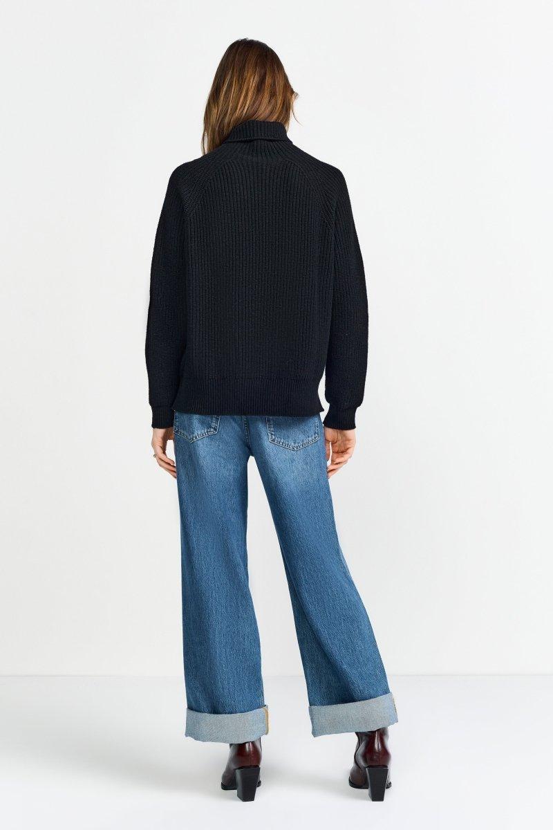 Strickpullover mit Rollkragen-Rich & Royal