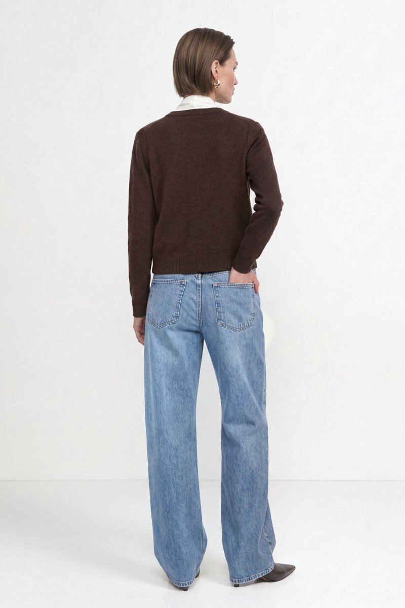 Hellblaue Jeans im Loose Fit