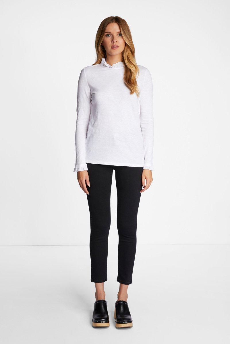 Longsleeve mit Rüschenkragen-Rich & Royal