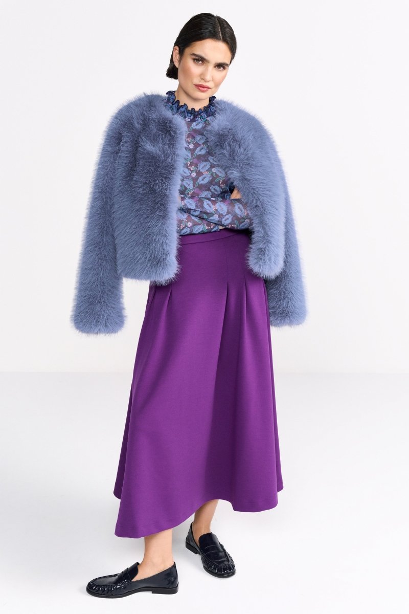 Long Hair Fur Jacket - Look-Rich & Royal