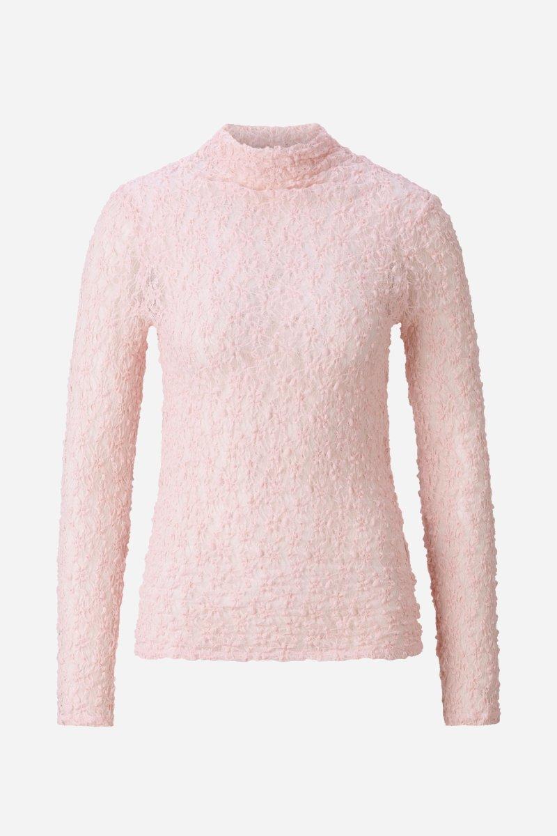 Longsleeve mit Spitzenmuster-Rich & Royal