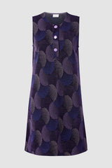 Jacquard-Kleid mit glänzenden Details-Rich & Royal