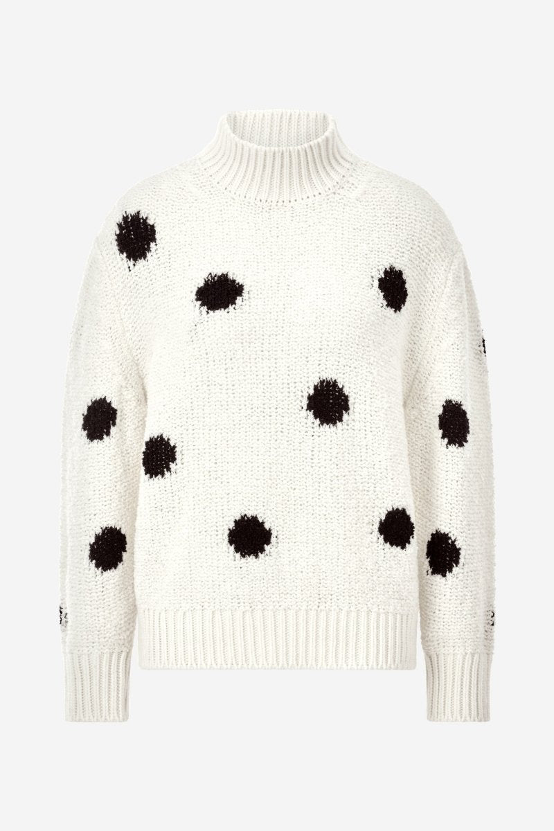 Pullover mit blauen Polka Dots-Rich & Royal