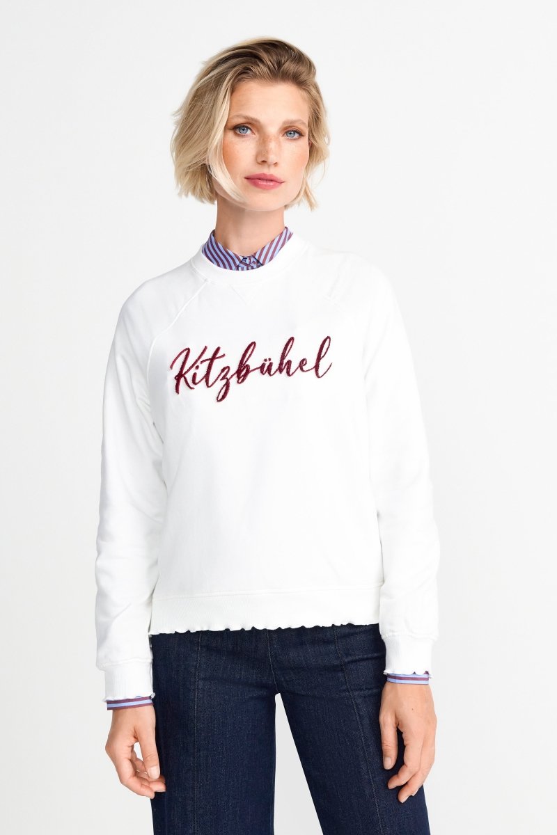 Statement-Sweater mit Raglanärmeln-Rich & Royal