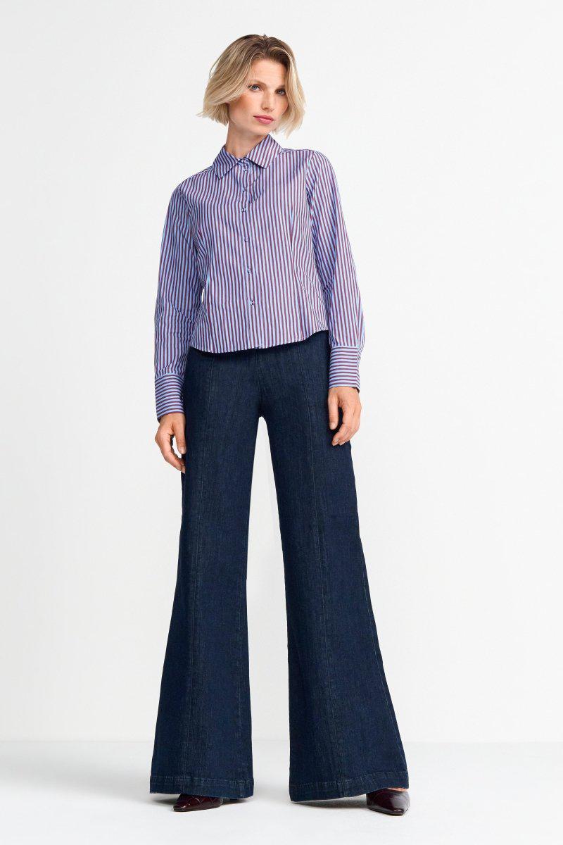 Wide Leg Denim mit elastischem Bund-Rich & Royal