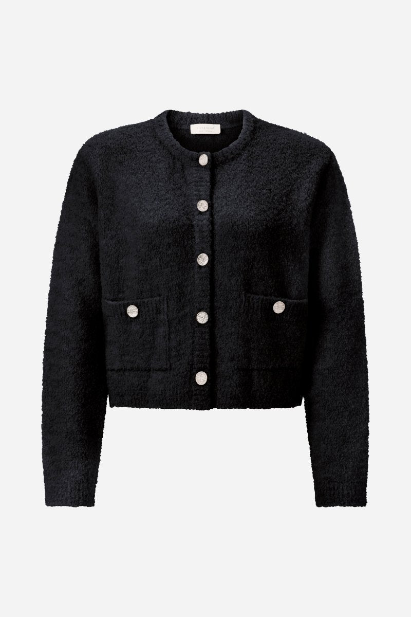 Bouclé-Cardigan mit Knöpfen-Rich & Royal