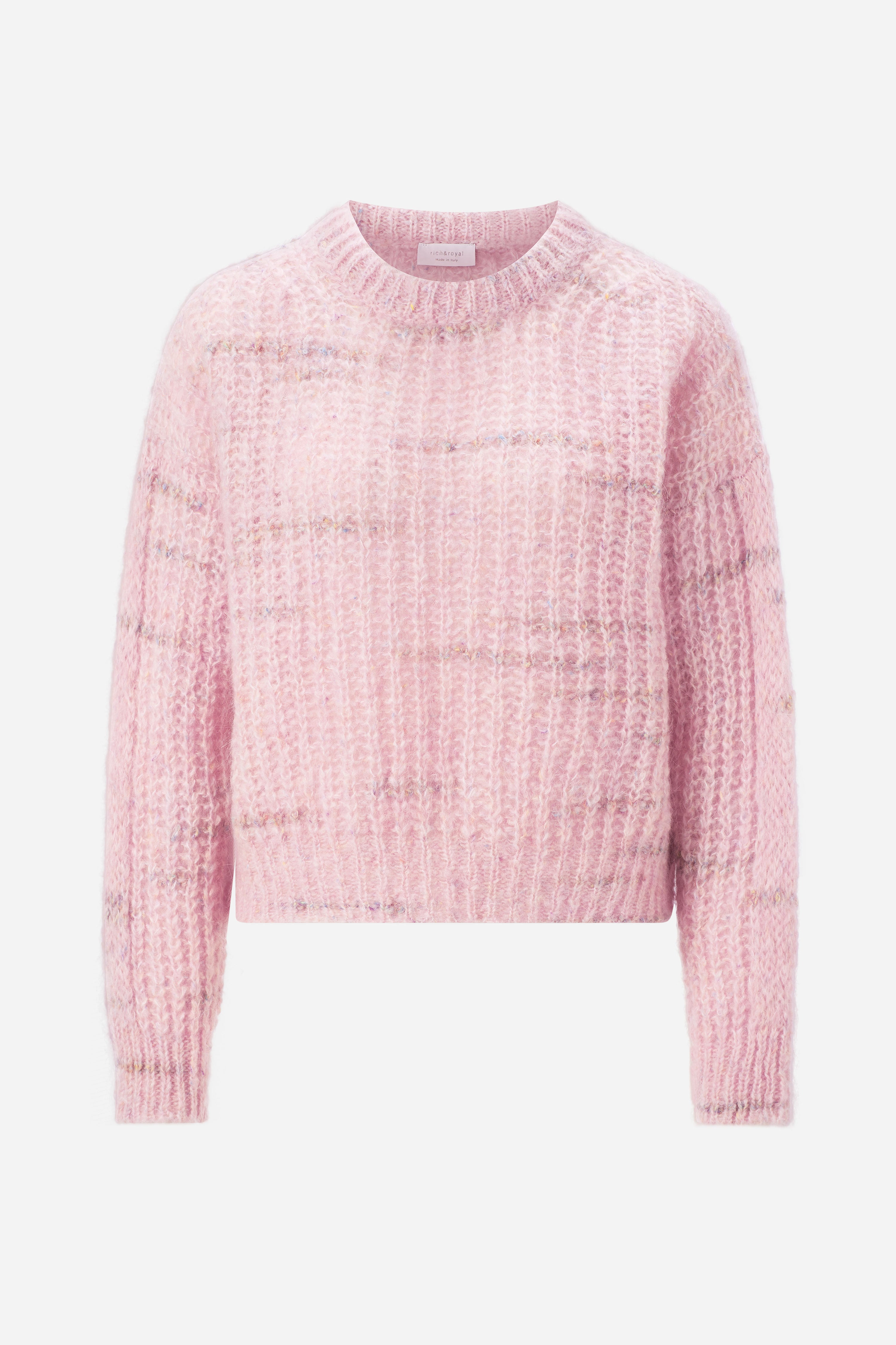 Wollpullover in Pastellrosa-Rich & Royal