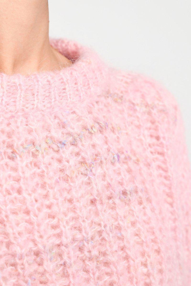 Wollpullover in Pastellrosa-Rich & Royal