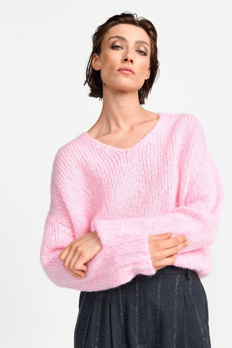 Strickpullover mit V-Ausschnitt-Rich & Royal