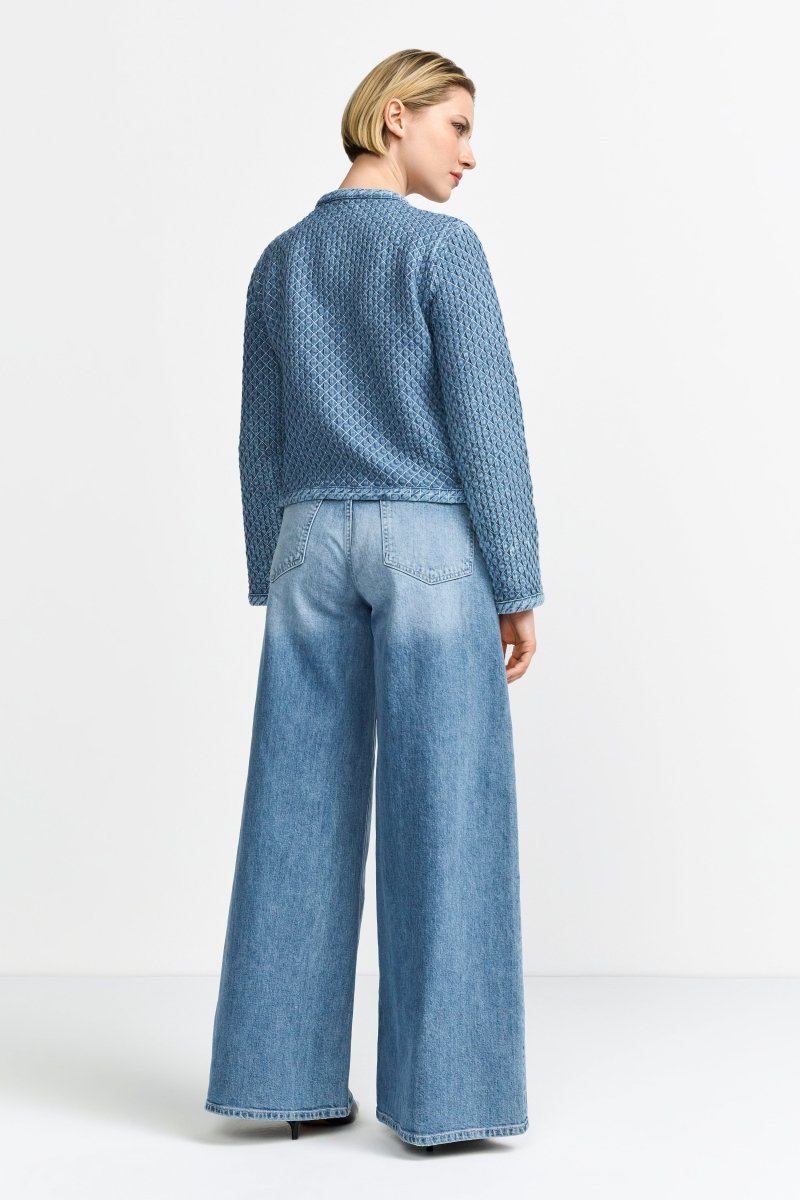 Wide Leg Denim mit hoher Taille-Rich & Royal