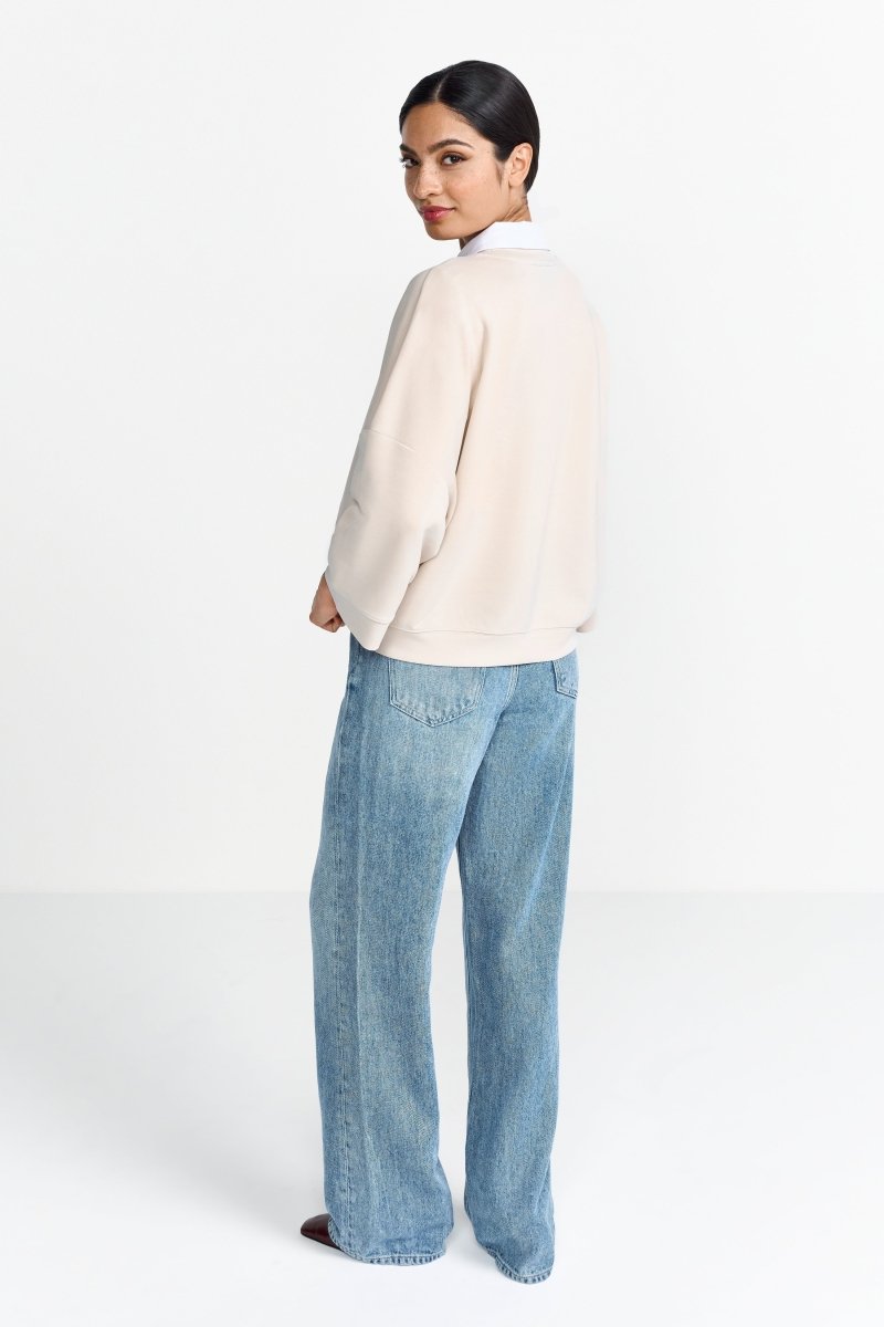 Cropped Oversize-Sweater-Rich & Royal