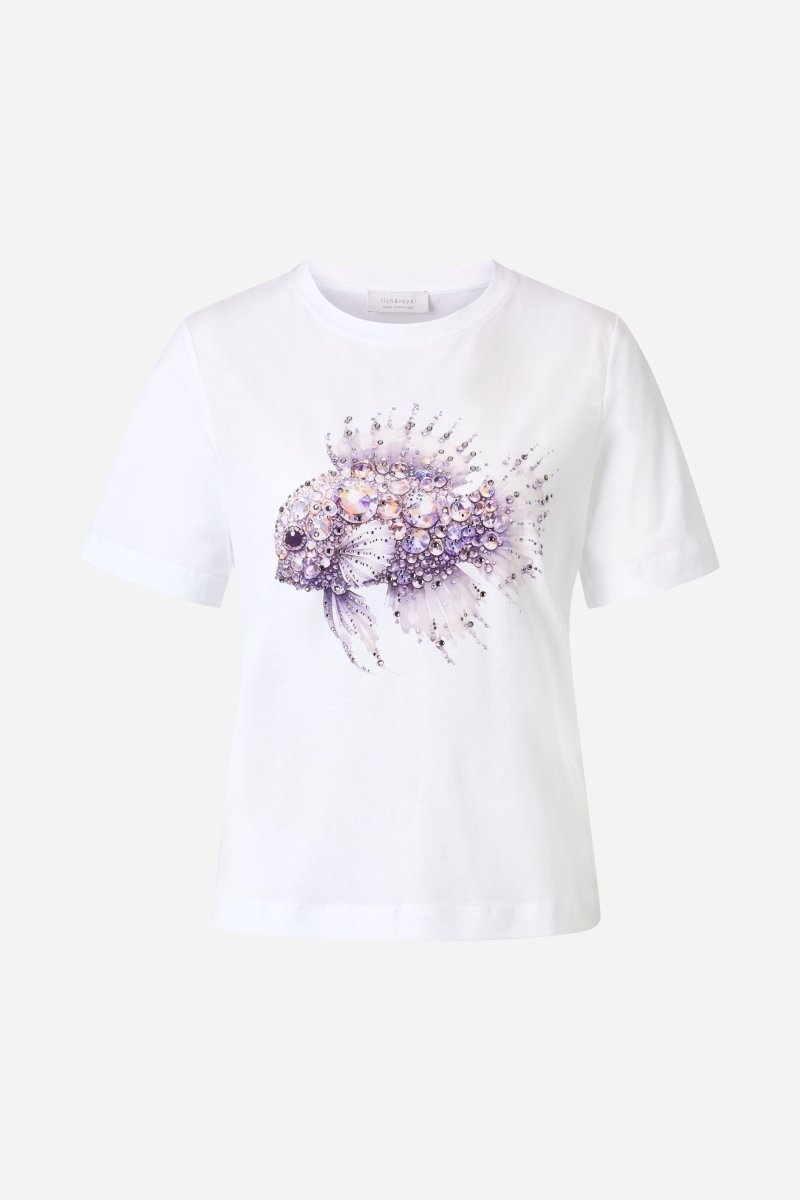 T-Shirt mit elegantem Print-Rich & Royal