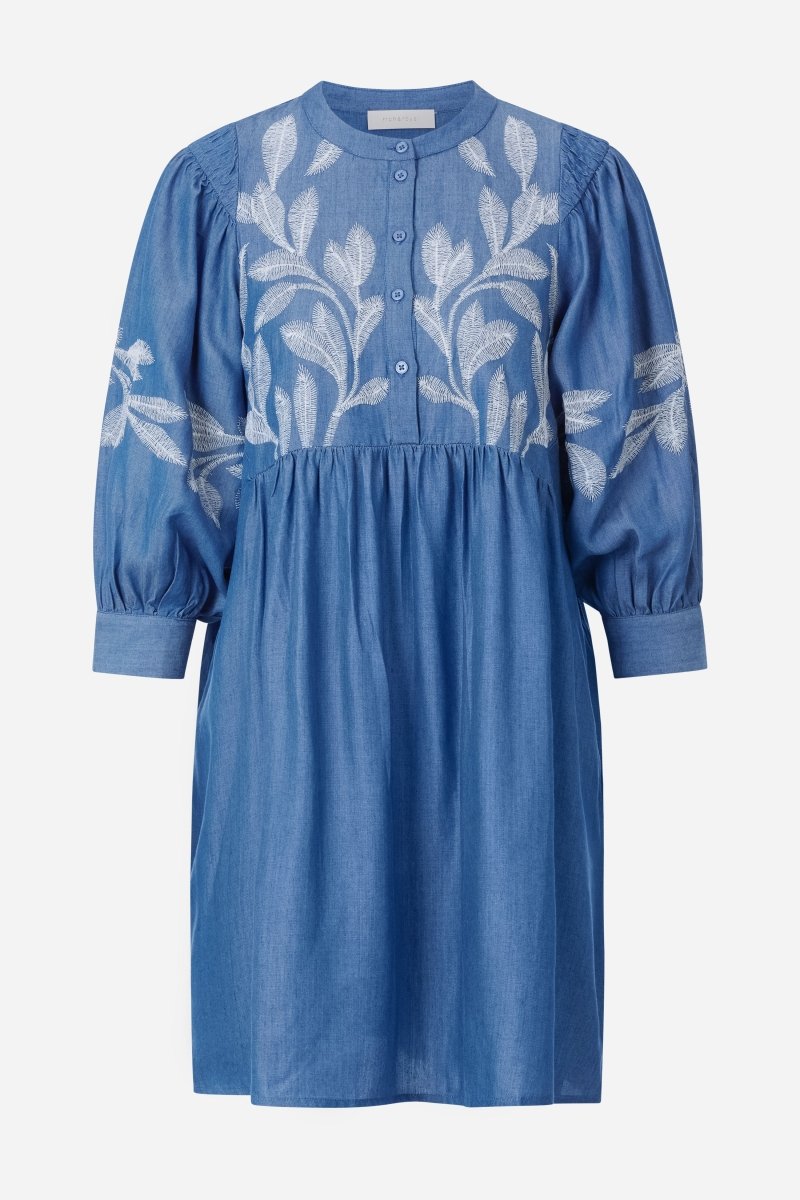 Midikleid aus softem Denim-Rich & Royal