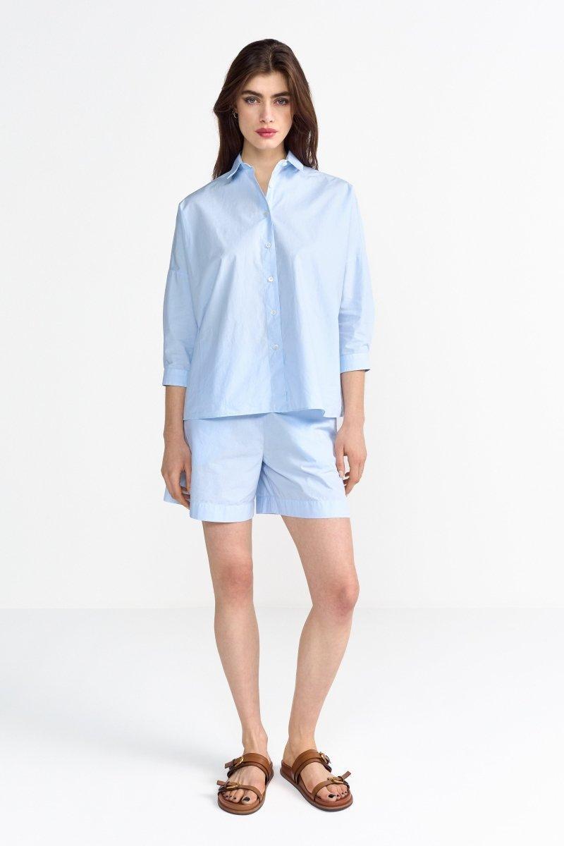 Weite Shorts mit Gummizug-Rich & Royal