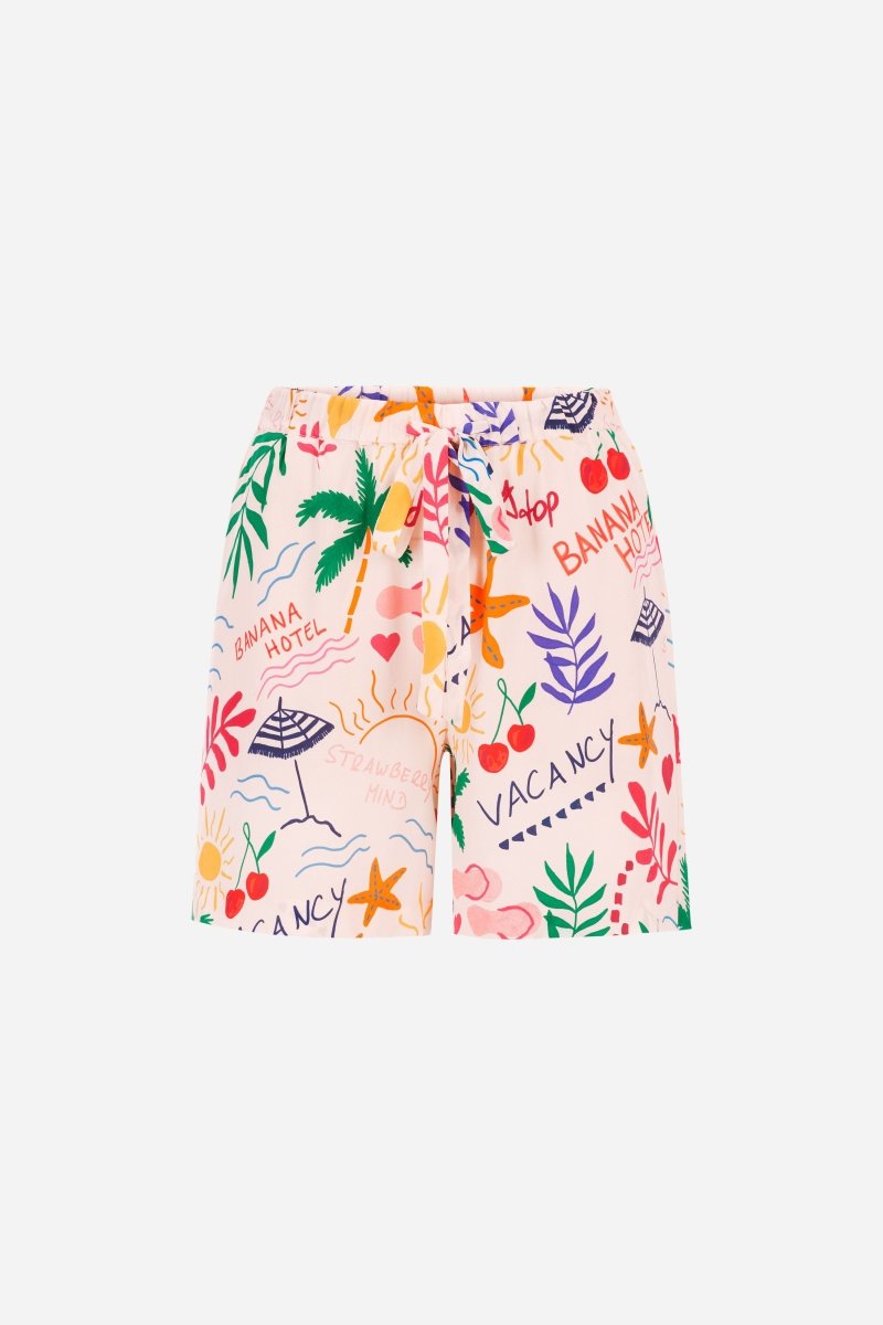 Shorts mit tropischem Print-Rich & Royal